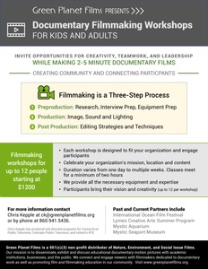 Documentary Filmmaking Workshops Available for Non Profit Partners