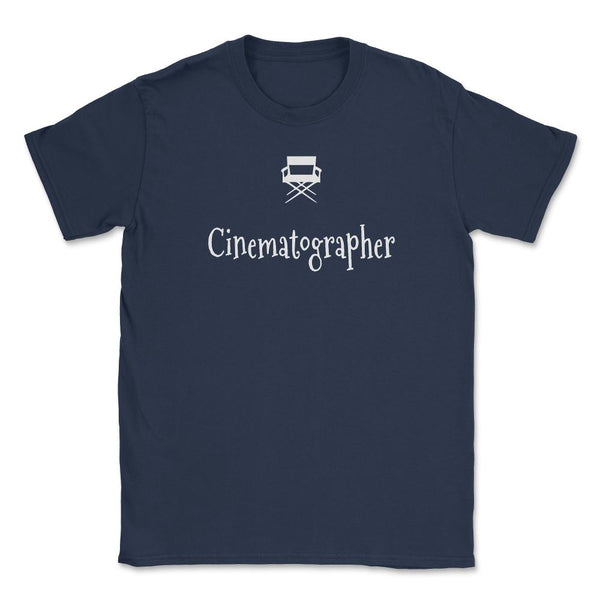 Film Cinematographer Unisex T-Shirt - Navy